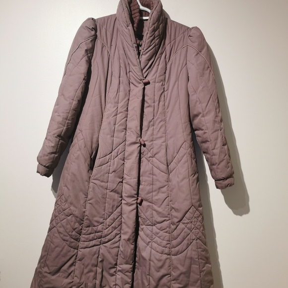 Vintage Purple Quilted Coat - Picture 14 of 15